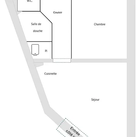 La Baule, Plein Centre/terrasse Lägenhet