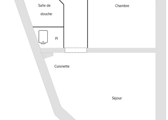 La Baule, Plein Centre/terrasse Lägenhet